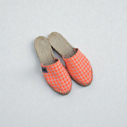 ALPARGATA CUADROS ROSAS